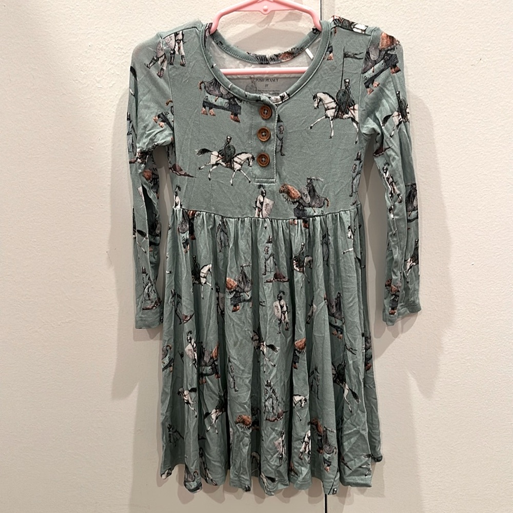 Posh peanut long sleeve knight dress size 3T